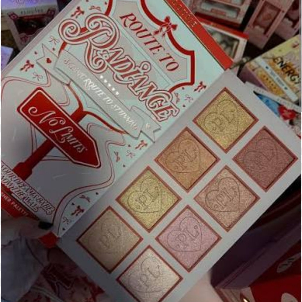 Route to Radiance Blush Palette with Gold and Pink Shades P. Louise